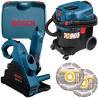 Rozadora 2 discos con aspirador BOSCH